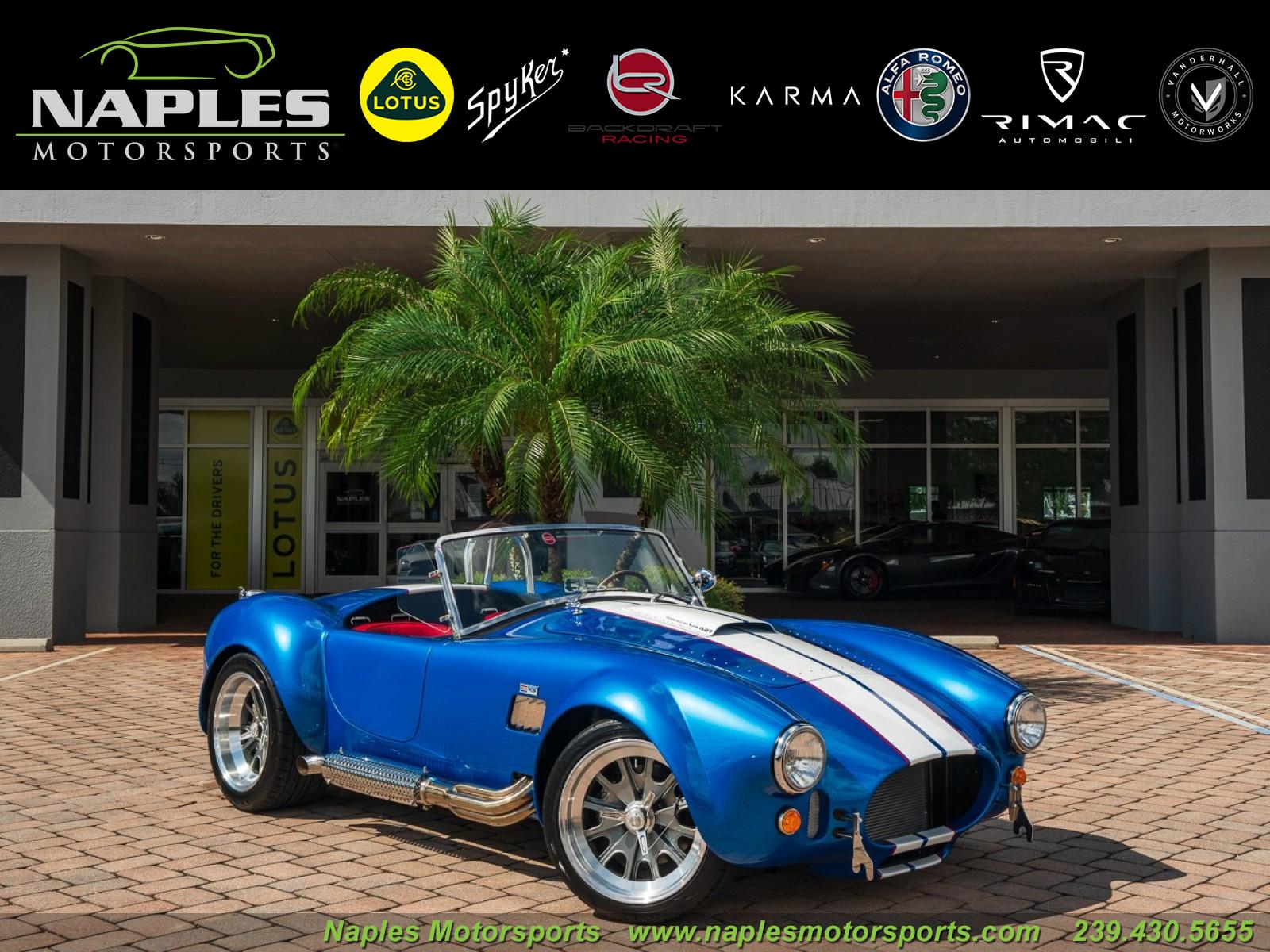 Roadster Cobra Replica CV For Sale | Naples Motorsports Inc Stock #21-MT1045