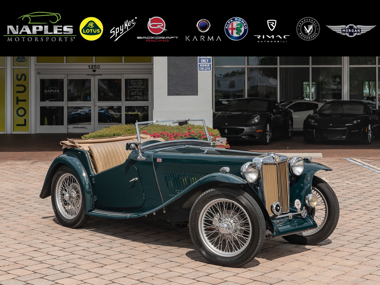 Used 1949 MG TC For Sale Sold Naples Motorsports Inc Stock