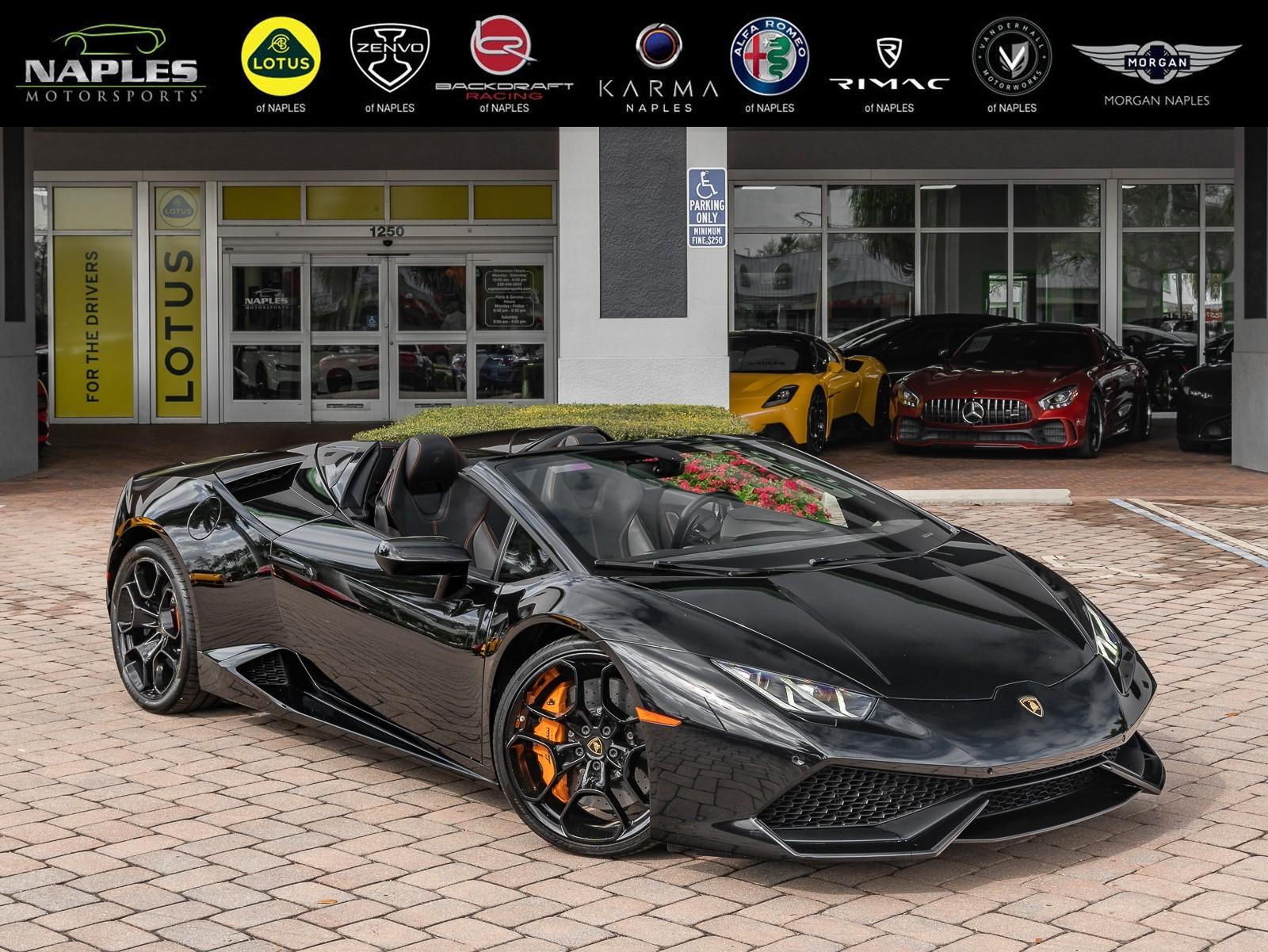 Used 2018 Lamborghini Huracan Spyder LP 610-4 For Sale (Sold) | Naples ...